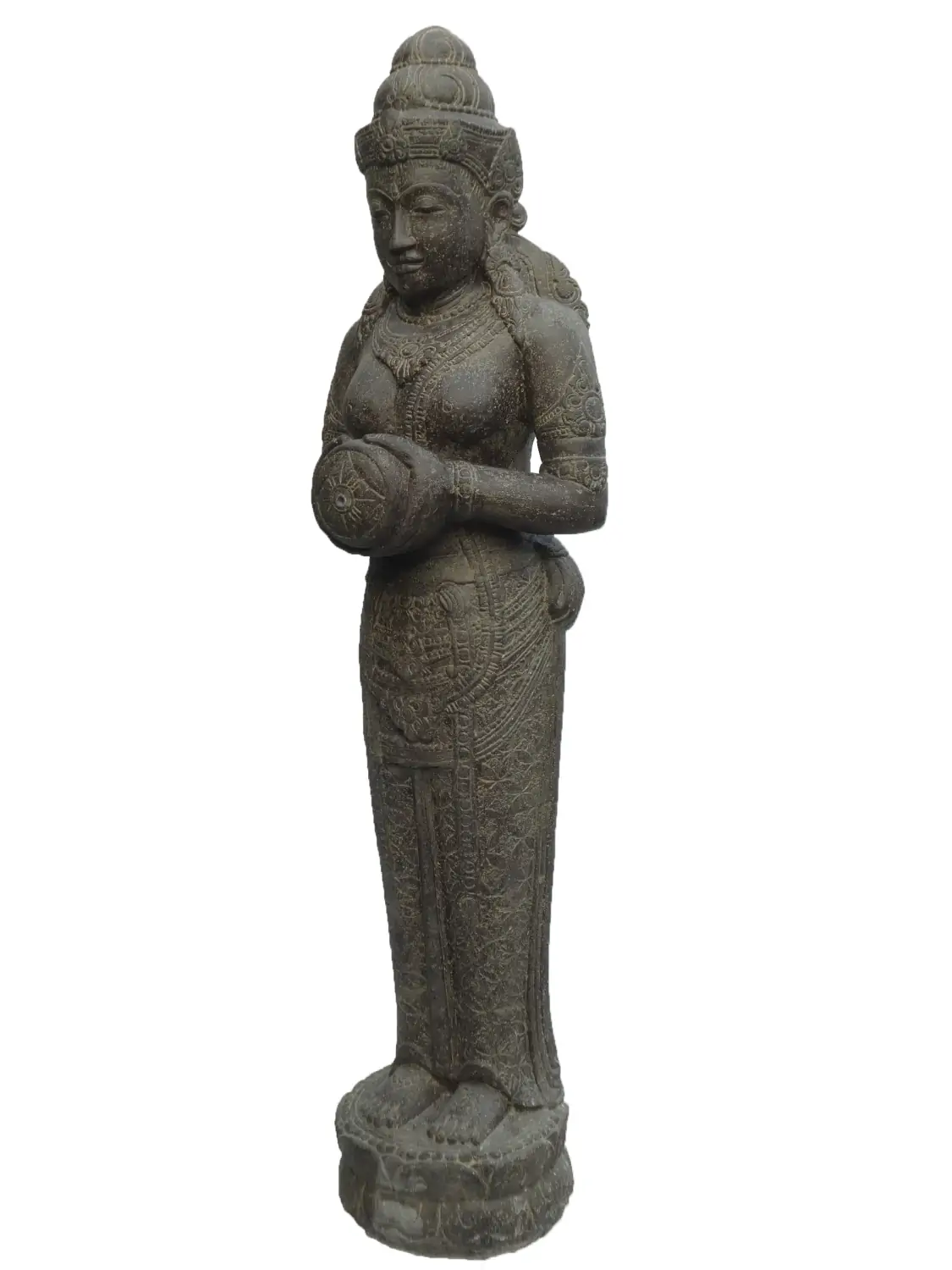 Product image 2 of the product “Standing Dewi Sri, as a water feature, 175cm height ”